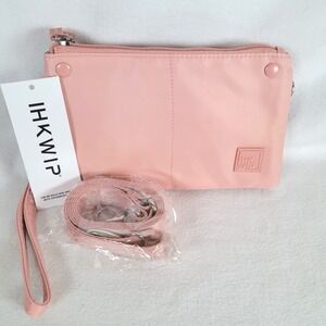IHKWIP Womens Crossbody Bag Be Bold RFID Wristlet Small Ballet Pink Size Small
